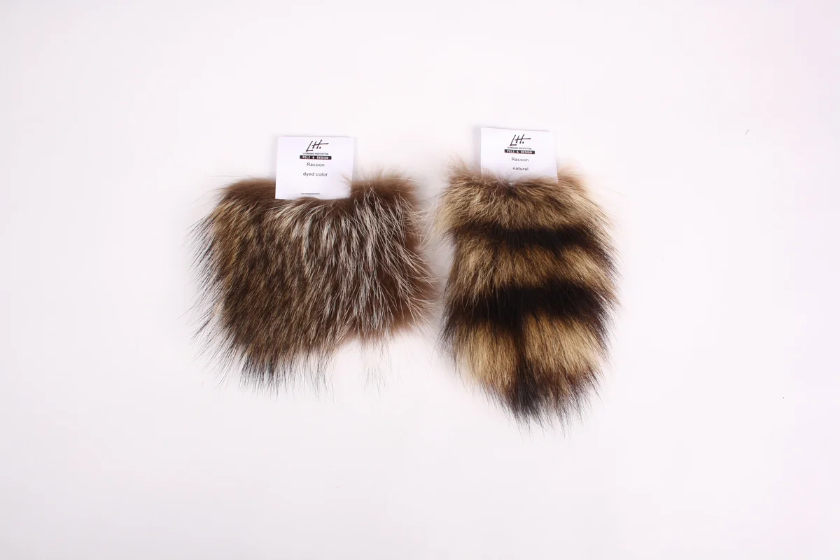 Bodyhair 10 x 10 cm - Raccoon