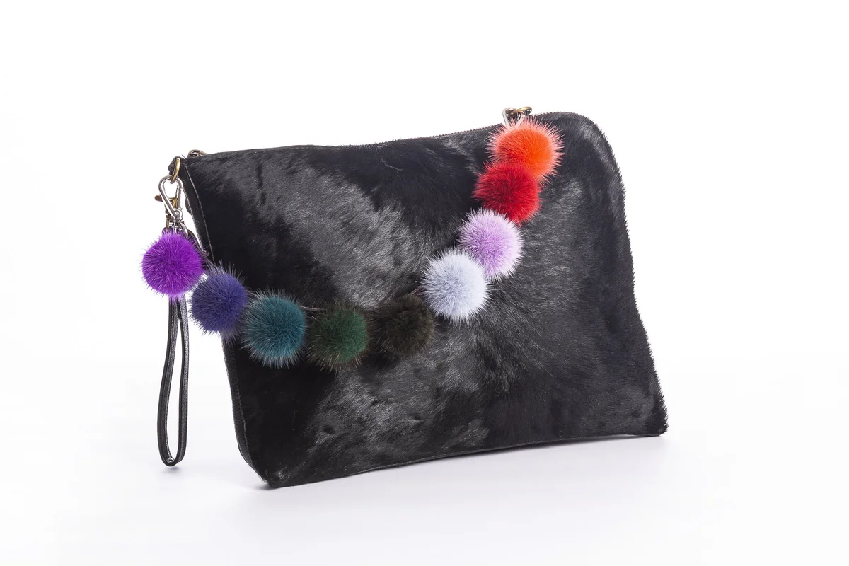 Tasche Britta mit PonPon-Riemen